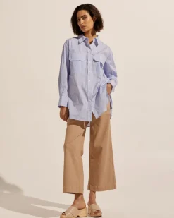 zoe kratzmann Reprieve Top-Ocean Stripe|Women Tops