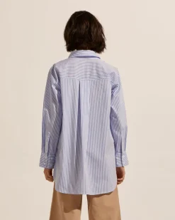 zoe kratzmann Reprieve Top-Ocean Stripe|Women Tops