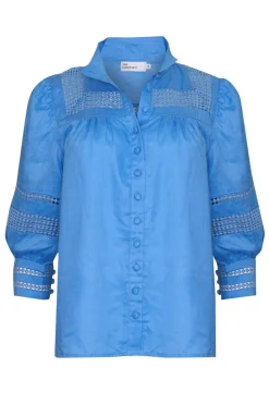 zoe kratzmann Restore Top-Azure|Women Tops