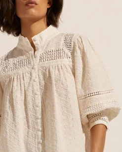zoe kratzmann Restore Top-Coconut|Women Tops