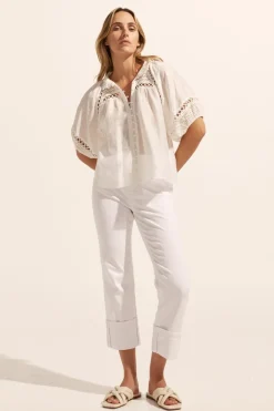 zoe kratzmann Roam Top-Porcelain|Women Tops