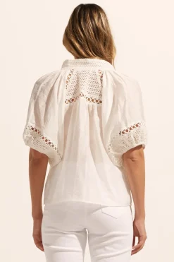 zoe kratzmann Roam Top-Porcelain|Women Tops
