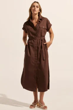zoe kratzmann Rote Dress-Carob|Women Dresses
