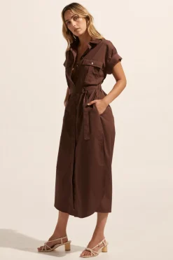 zoe kratzmann Rote Dress-Carob|Women Dresses