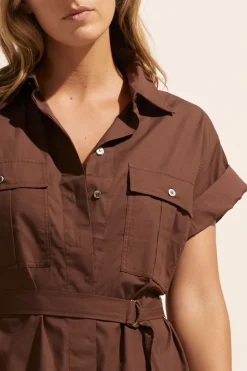 zoe kratzmann Rote Dress-Carob|Women Dresses