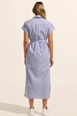 zoe kratzmann Rote Dress-Cobalt Stripe|Women Dresses