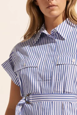 zoe kratzmann Rote Dress-Cobalt Stripe|Women Dresses