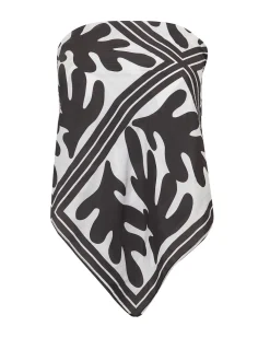 zoe kratzmann Scarf-Frond Choc|Women Tops