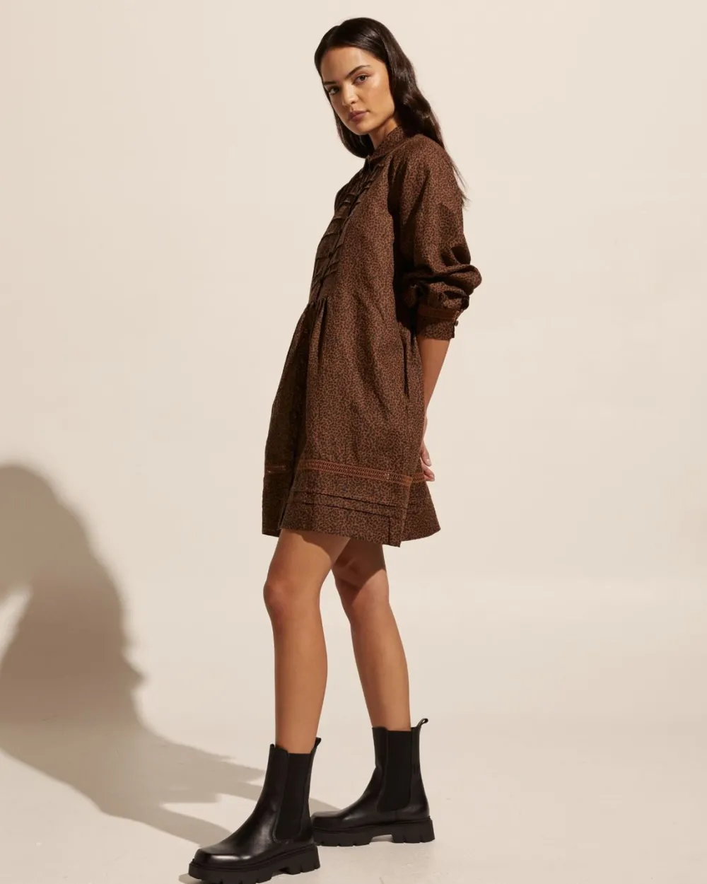 zoe kratzmann Scheme Dress-Toast Leopard|Women Dresses