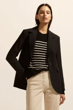 zoe kratzmann Scout Jacket-Black|Women Jackets