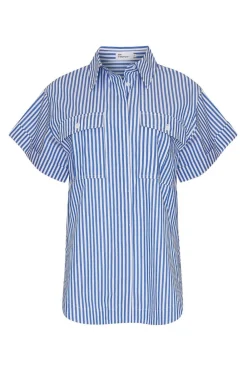 zoe kratzmann Sequel Top-Cobalt Stripe|Women Tops