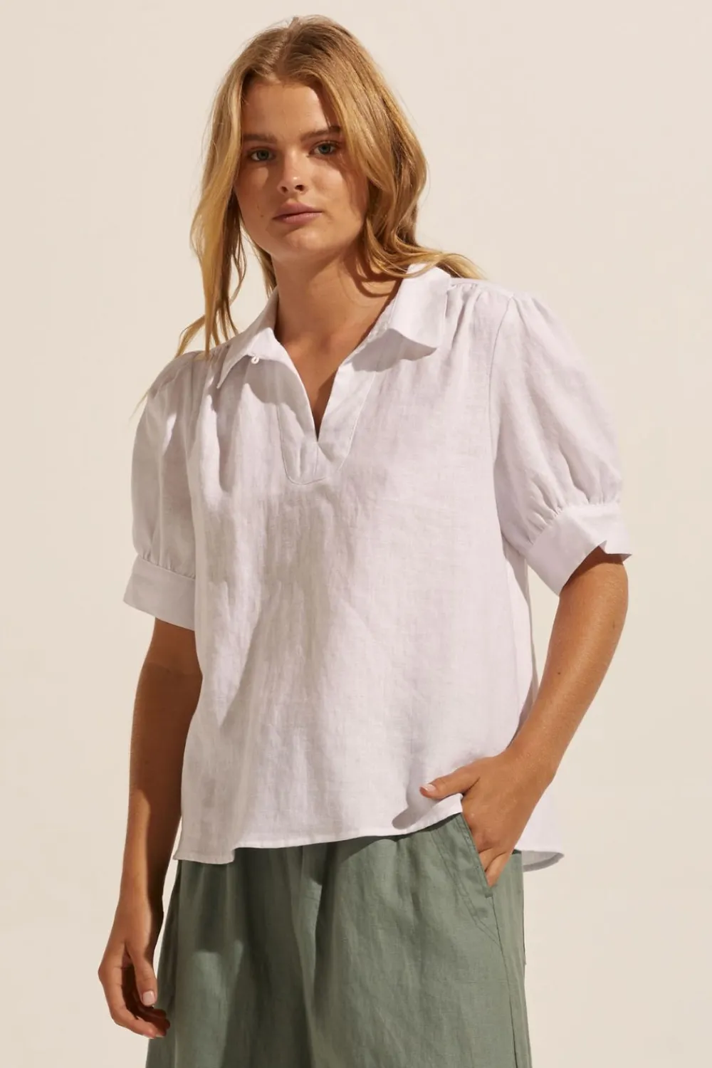 zoe kratzmann Serene Top-Porcelain|Women Tops