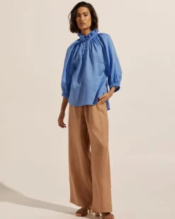 zoe kratzmann Siesta Top-Azure|Women Tops