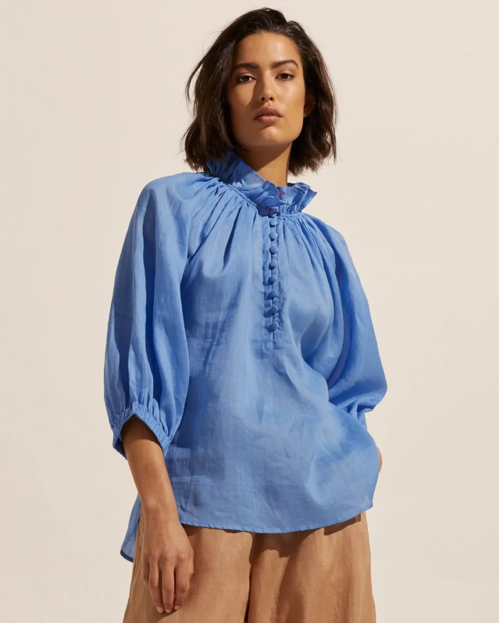 zoe kratzmann Siesta Top-Azure|Women Tops