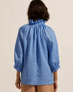 zoe kratzmann Siesta Top-Azure|Women Tops