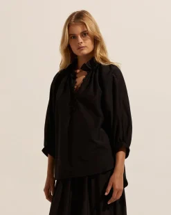zoe kratzmann Siesta Top-Black|Women Tops