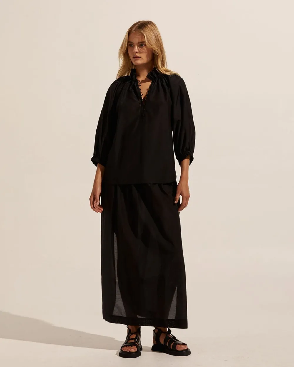 zoe kratzmann Siesta Top-Black|Women Tops