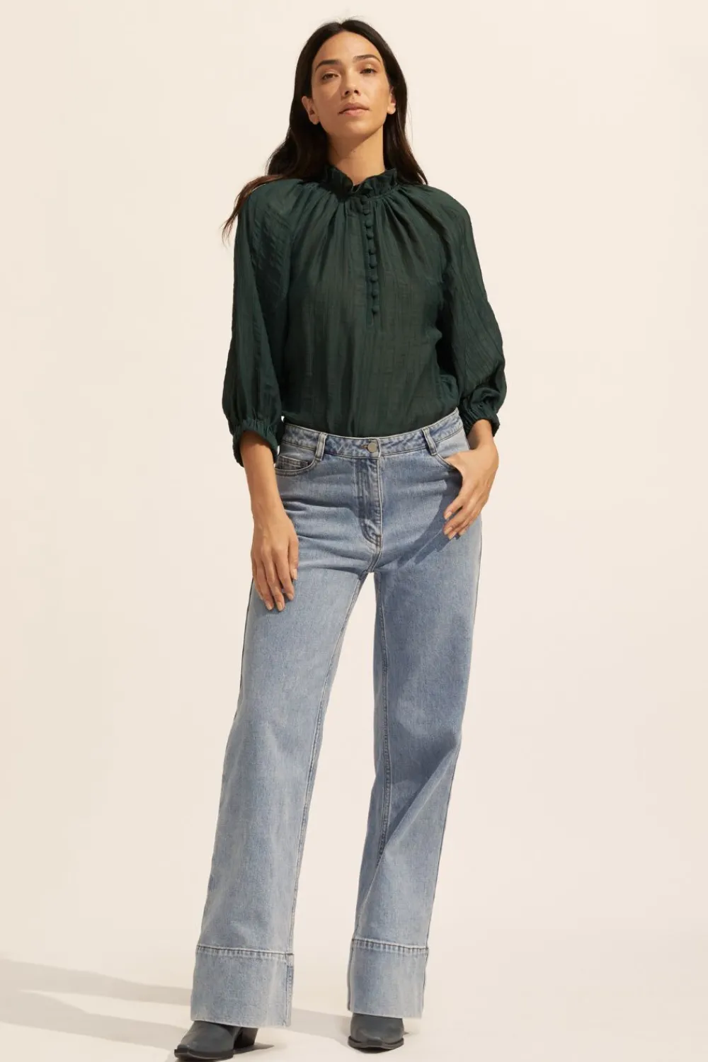 zoe kratzmann Siesta Top-Green|Women Tops