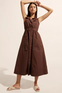 zoe kratzmann Snippet Dress-Carob|Women Dresses