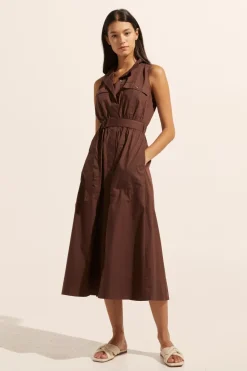 zoe kratzmann Snippet Dress-Carob|Women Dresses