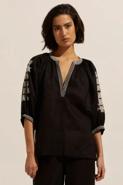 zoe kratzmann Solitude Top-Black|Women Tops