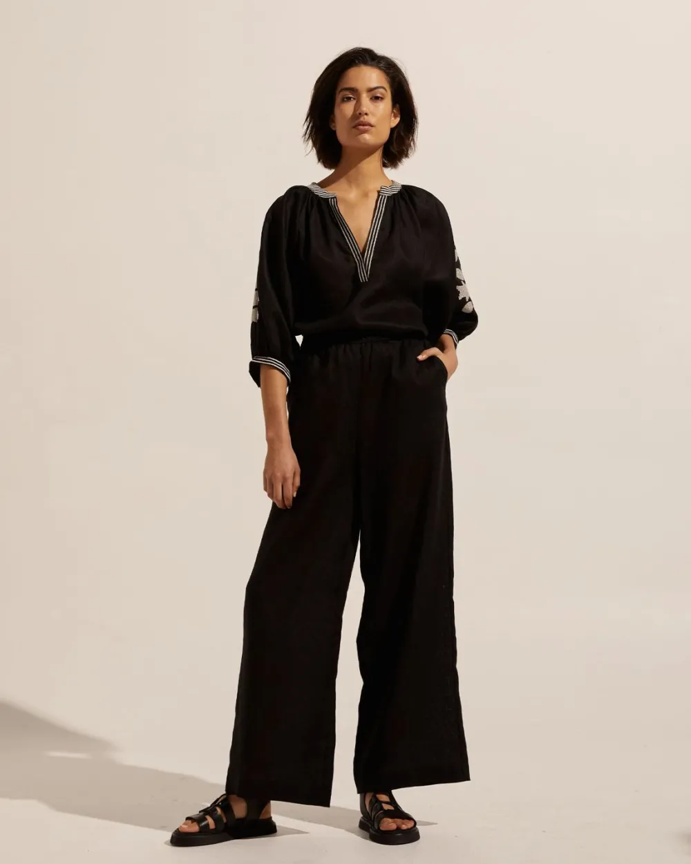 zoe kratzmann Solitude Top-Black|Women Tops