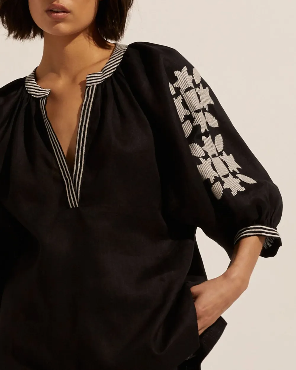 zoe kratzmann Solitude Top-Black|Women Tops