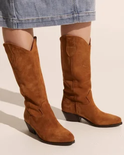 zoe kratzmann Sprite Boot-Tan Suede|Women Boots