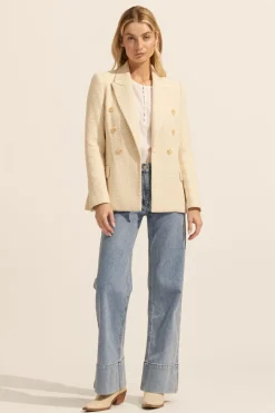 zoe kratzmann Spurt Jacket-Ecru|Women Jackets