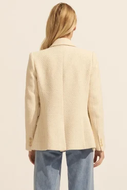 zoe kratzmann Spurt Jacket-Ecru|Women Jackets