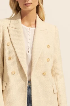 zoe kratzmann Spurt Jacket-Ecru|Women Jackets