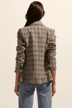 zoe kratzmann Spurt Jacket-Mousse Check|Women Jackets