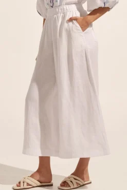 zoe kratzmann Stance Pant-Porcelain|Women Bottoms