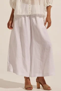 zoe kratzmann Stance Pant-Porcelain|Women Bottoms