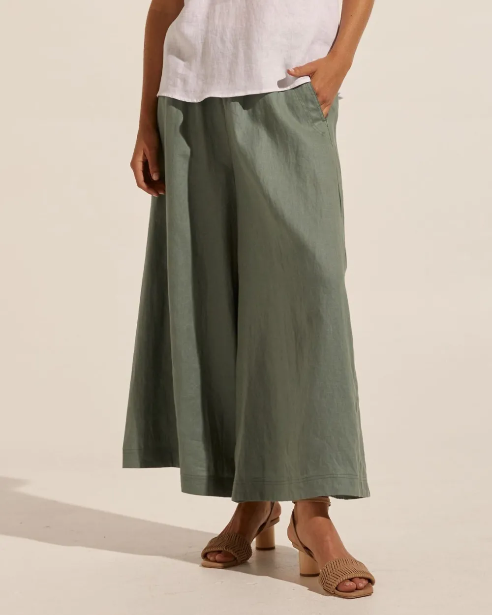 zoe kratzmann Stance Pant-Sage|Women Bottoms