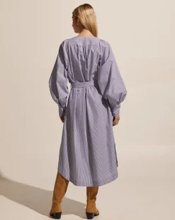zoe kratzmann Standpoint Dress-Navy Stripe|Women Dresses