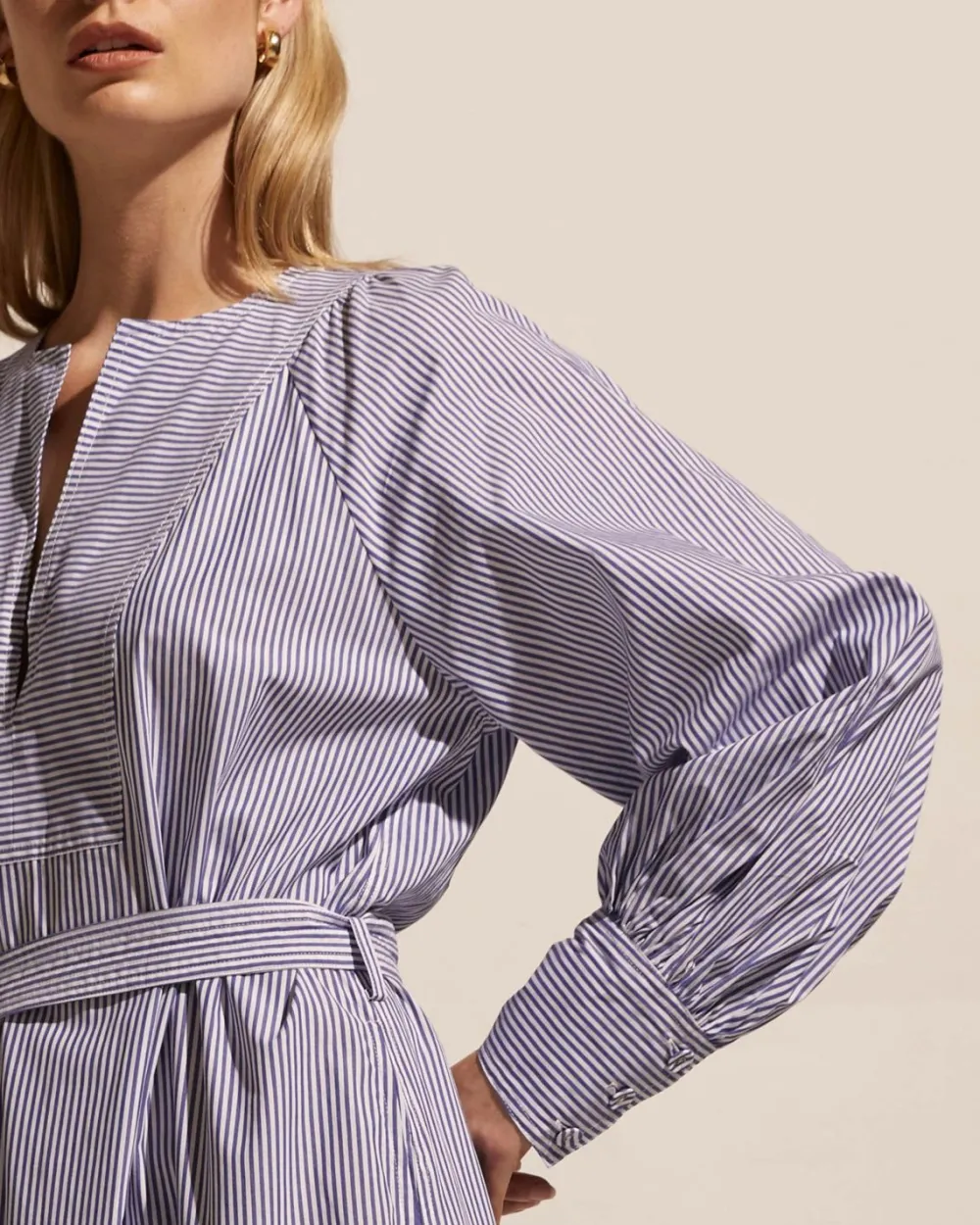 zoe kratzmann Standpoint Dress-Navy Stripe|Women Dresses