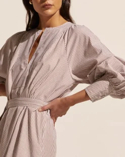 zoe kratzmann Standpoint Dress-Toast Stripe|Women Dresses
