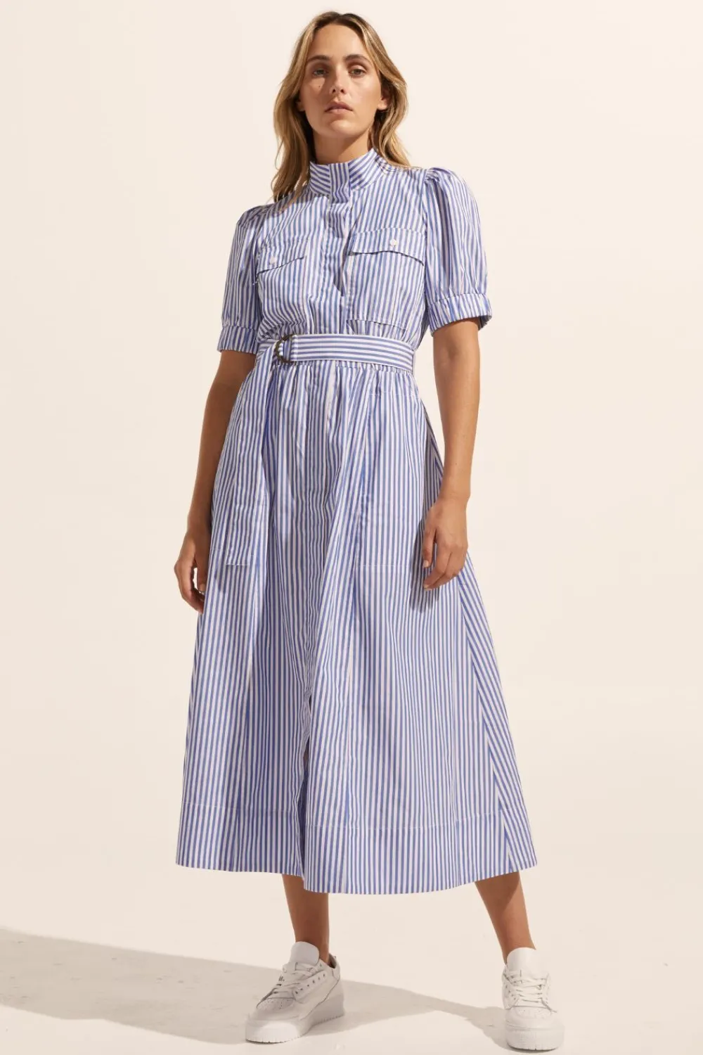 zoe kratzmann Starling Dress-Cobalt Stripe|Women Dresses