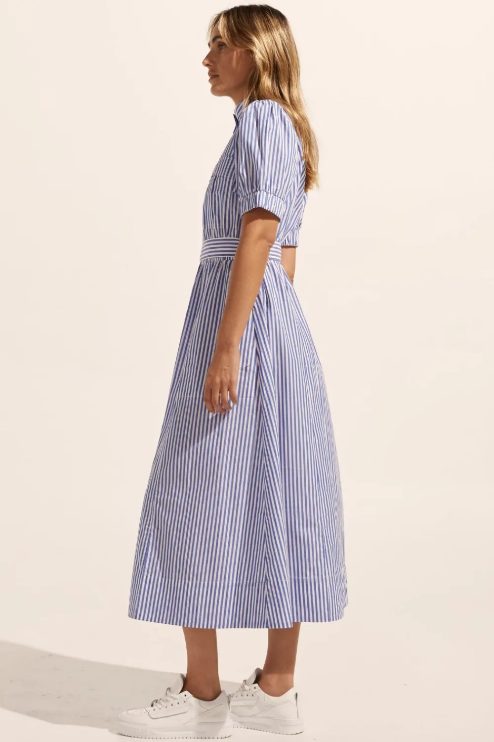 zoe kratzmann Starling Dress-Cobalt Stripe|Women Dresses