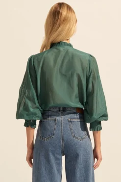 zoe kratzmann Swoon Top-Green|Women Tops