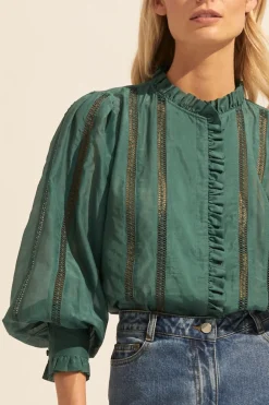 zoe kratzmann Swoon Top-Green|Women Tops