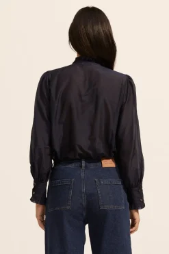 zoe kratzmann Swoon Top-Indigo|Women Tops