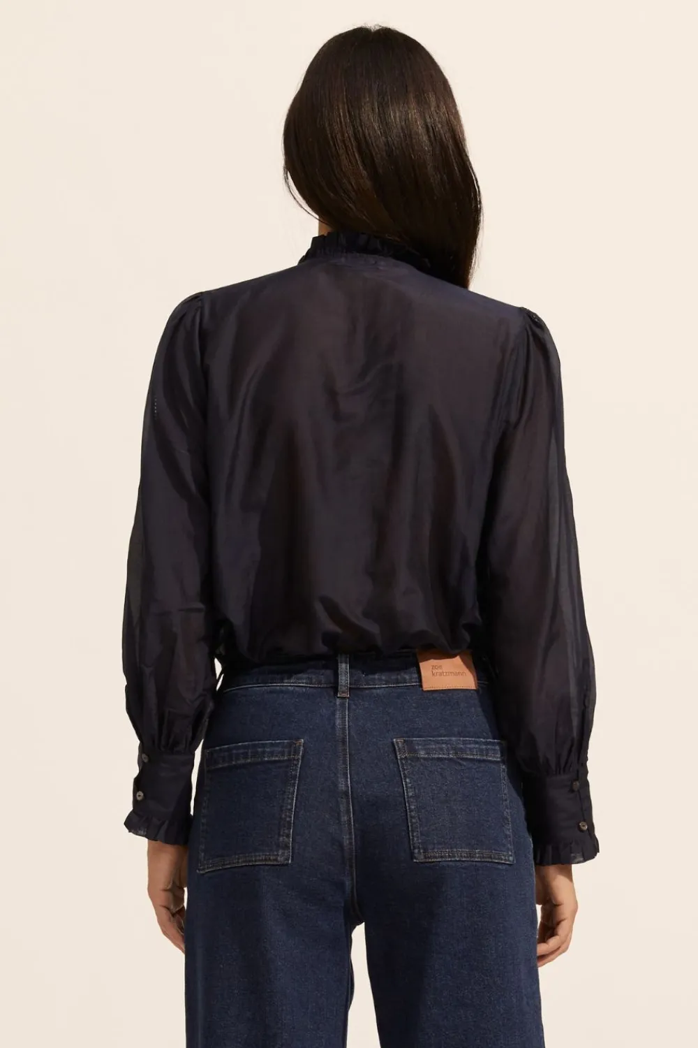 zoe kratzmann Swoon Top-Indigo|Women Tops