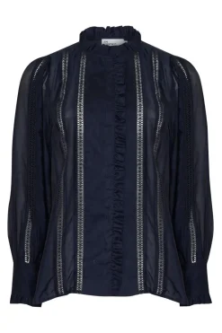 zoe kratzmann Swoon Top-Indigo|Women Tops