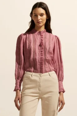zoe kratzmann Swoon Top-Magenta|Women Tops