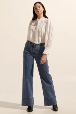 zoe kratzmann Swoon Top-Porcelain|Women Tops