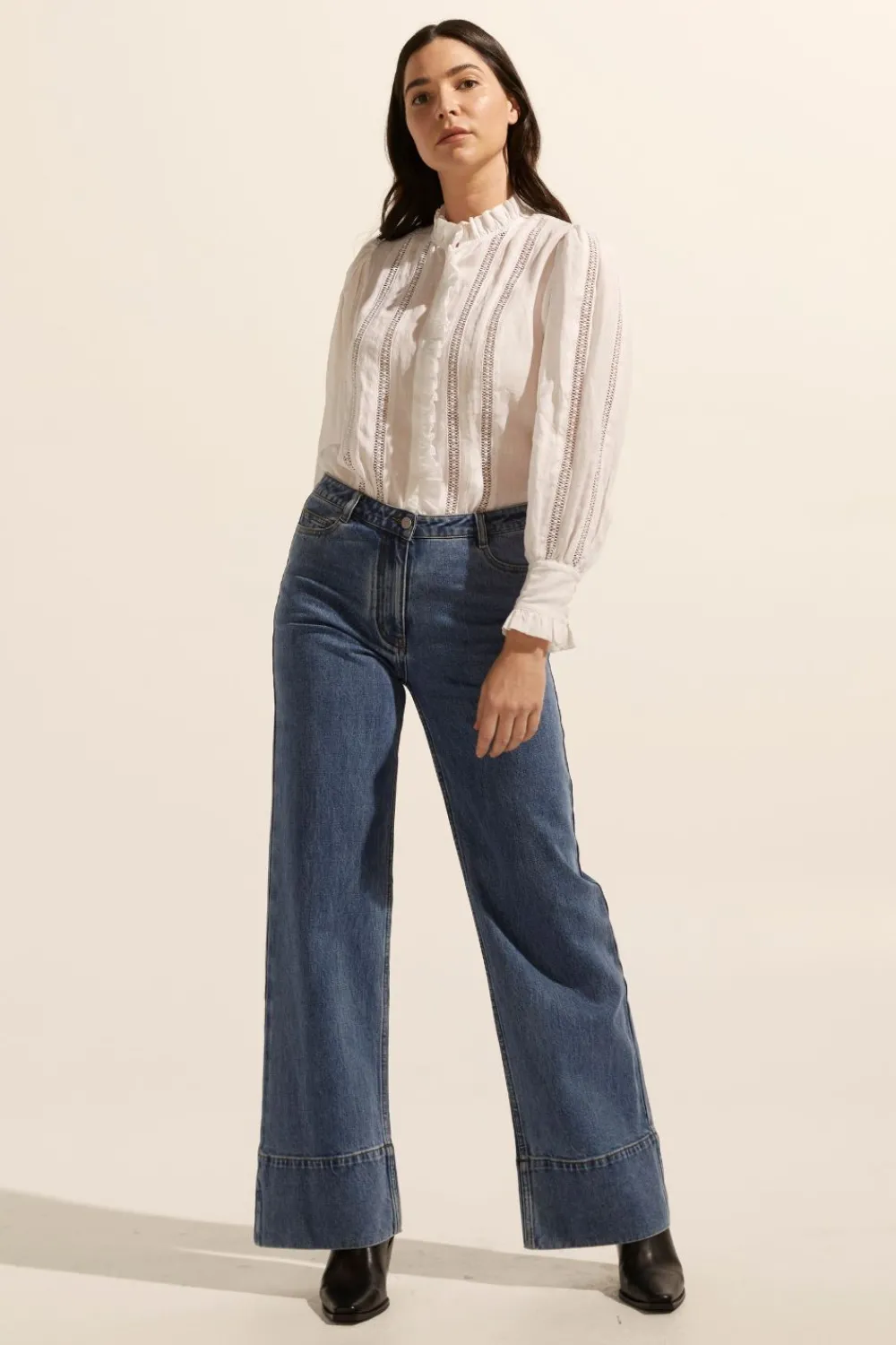 zoe kratzmann Swoon Top-Porcelain|Women Tops