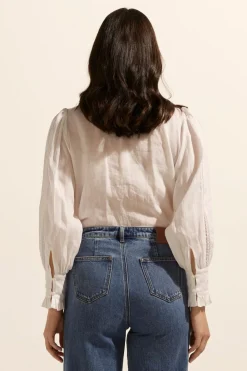 zoe kratzmann Swoon Top-Porcelain|Women Tops