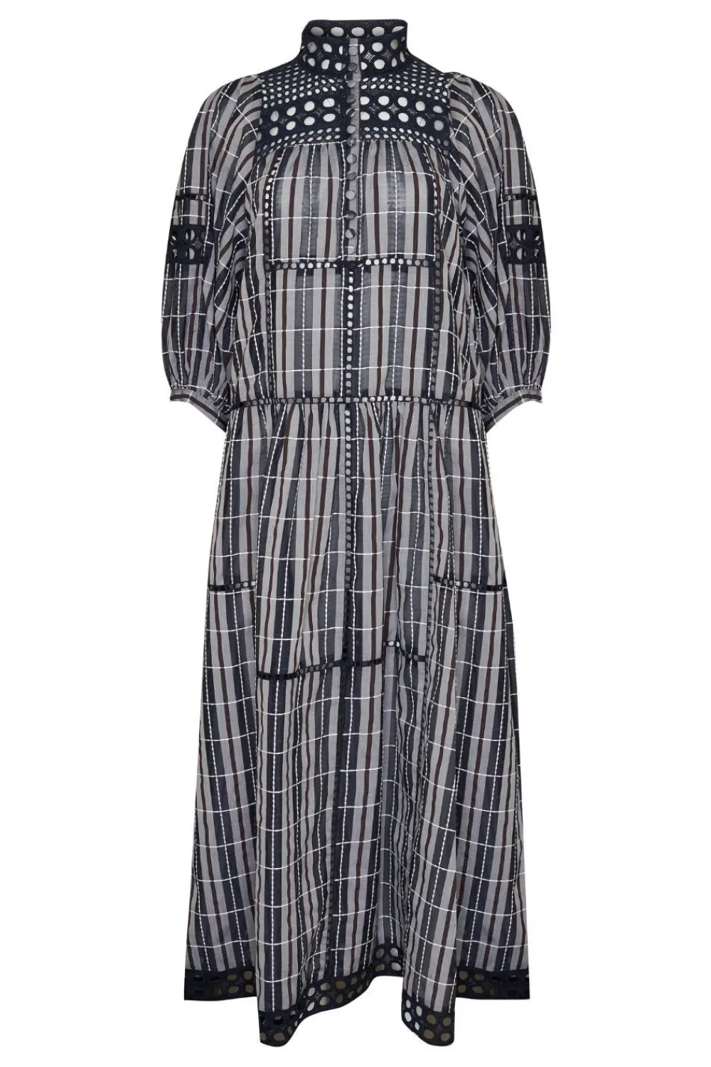 zoe kratzmann Tactic Dress-Indigo Check|Women Dresses